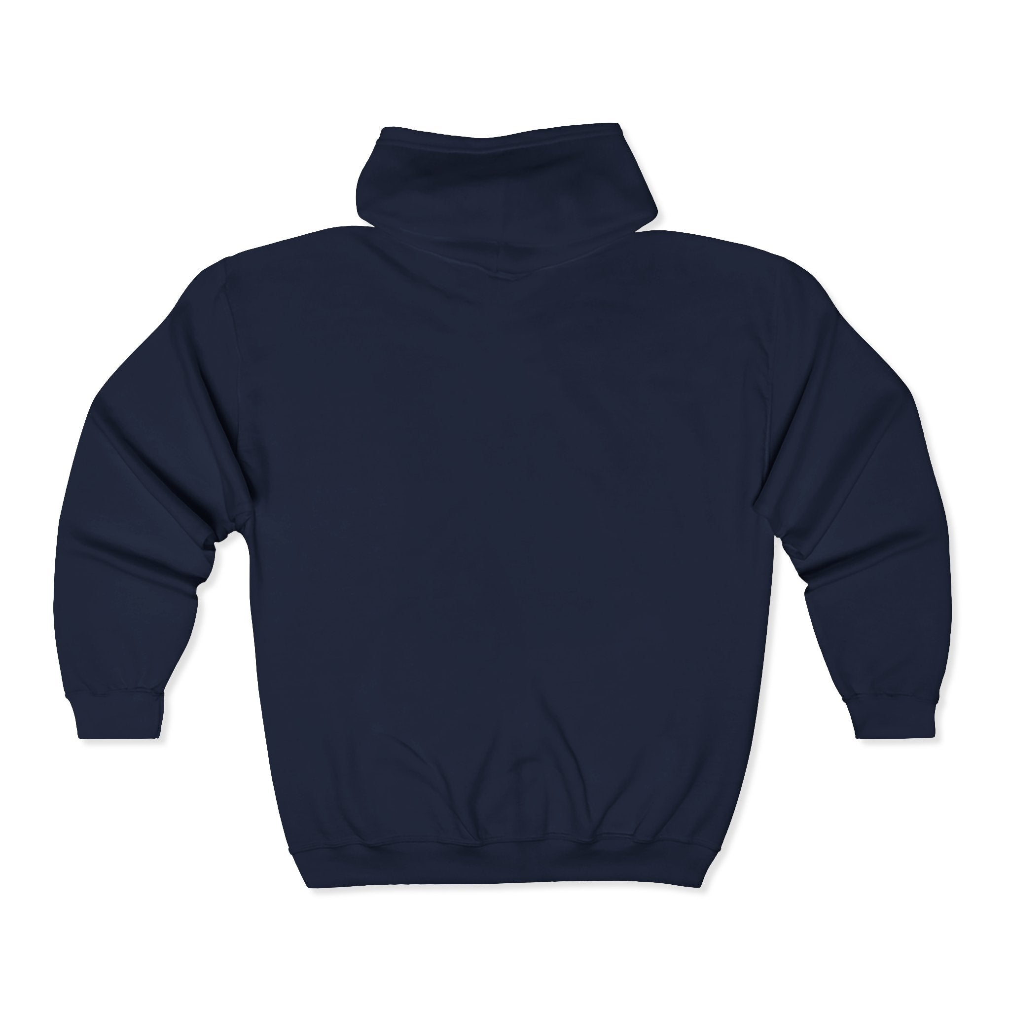 Black Zip Hoodie — 'REALJOY' Grunge Logo Metalcore Zip-Up