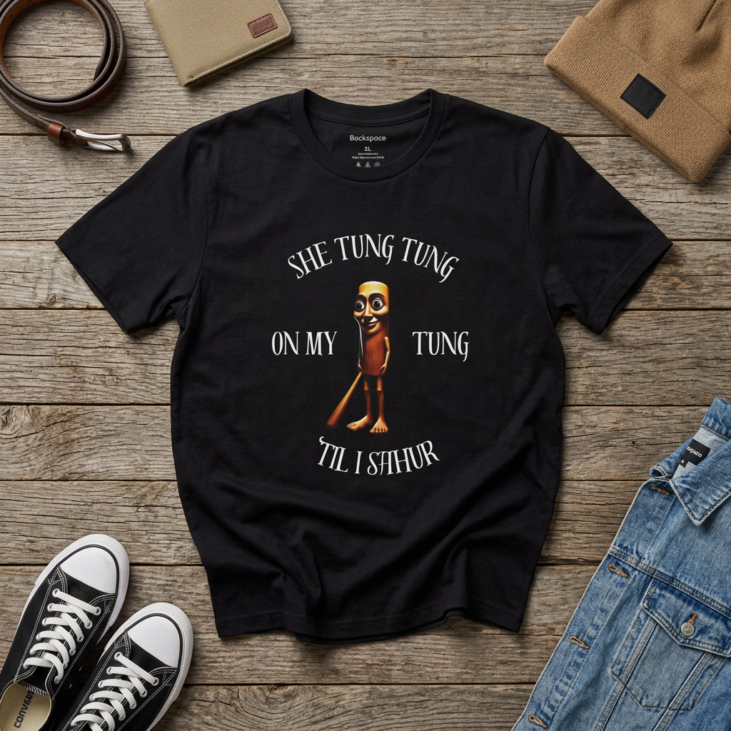 'She Tung Tung On My Tung 'Til I Sahur' - Super Serious T-Shirt