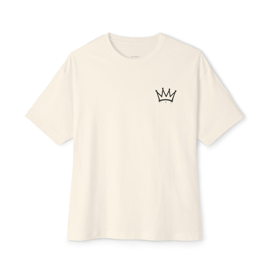 Queen City Collective Skyline Tee — Crown Chest Logo & Back Graphic